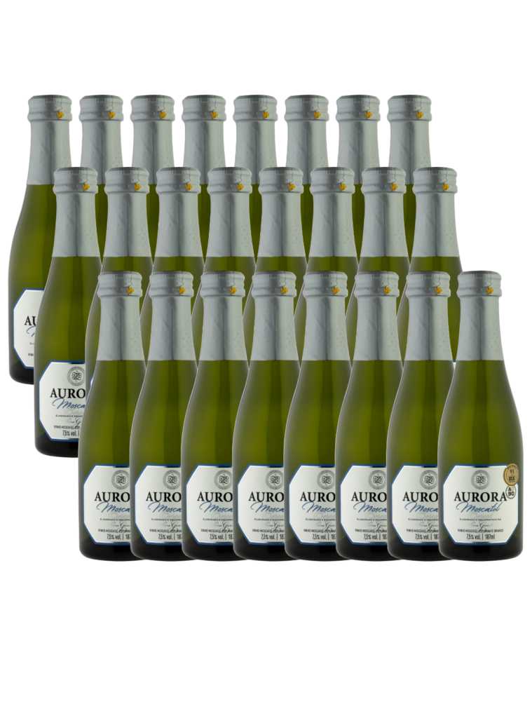 Mini Espumante Tancini Moscatel 187ml - Kit 24 unidades