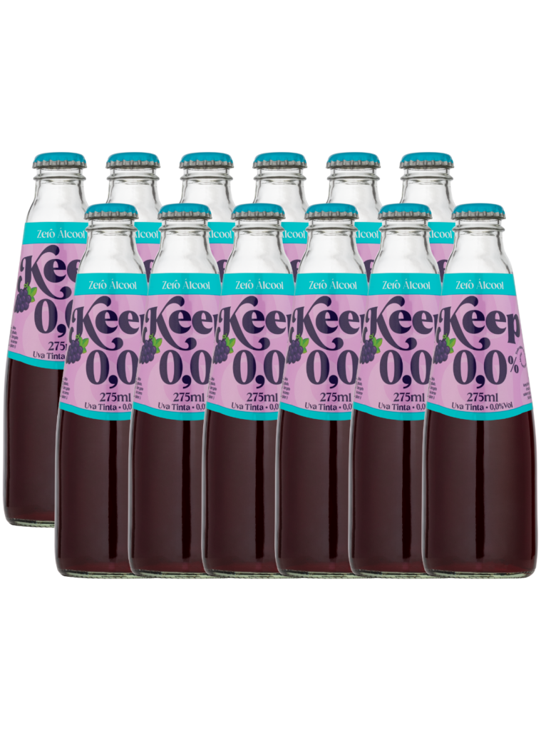 Kit Keep 0,00% Zero Álcool Tinto com 12 un
