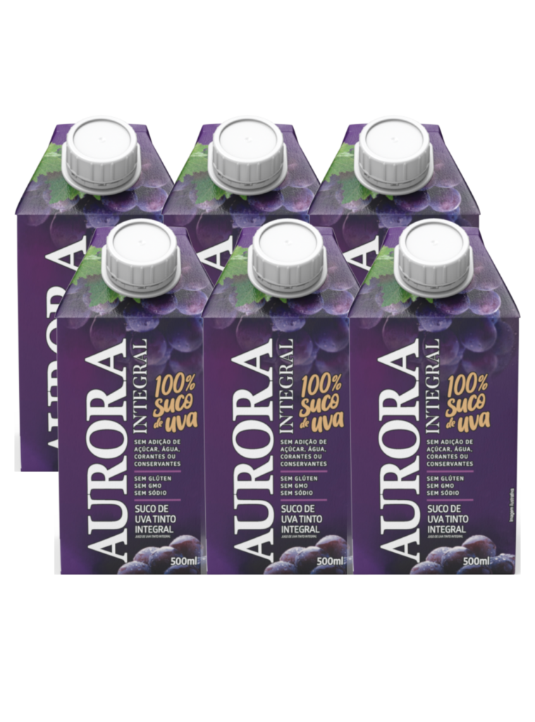 Kit Suco Tancini Tinto Integral 500ml Tetra Pak - 6un