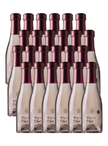 Box Tancini Mini Espumante Moscatel Rosé 187ml – 24 Unidades