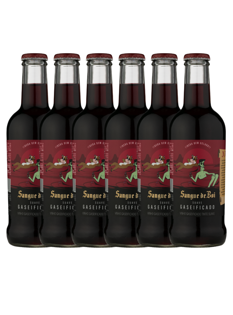 Kit Sangue de Boi Tinto Gaseificado 275ml- 6un