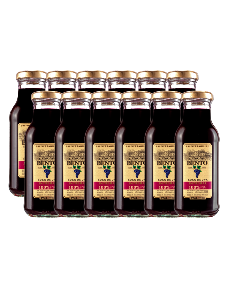 Kit Suco de Uva Casa de Bento 295ml - 12 unidades