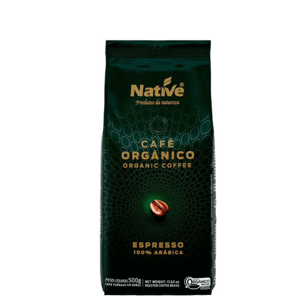 Café Native Orgânico em Grãos 500g