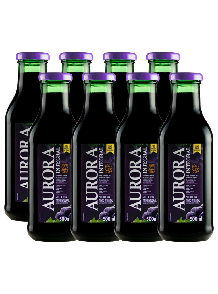 Kit Suco Tancini Integral de Uva 500ml - 8 Unidades