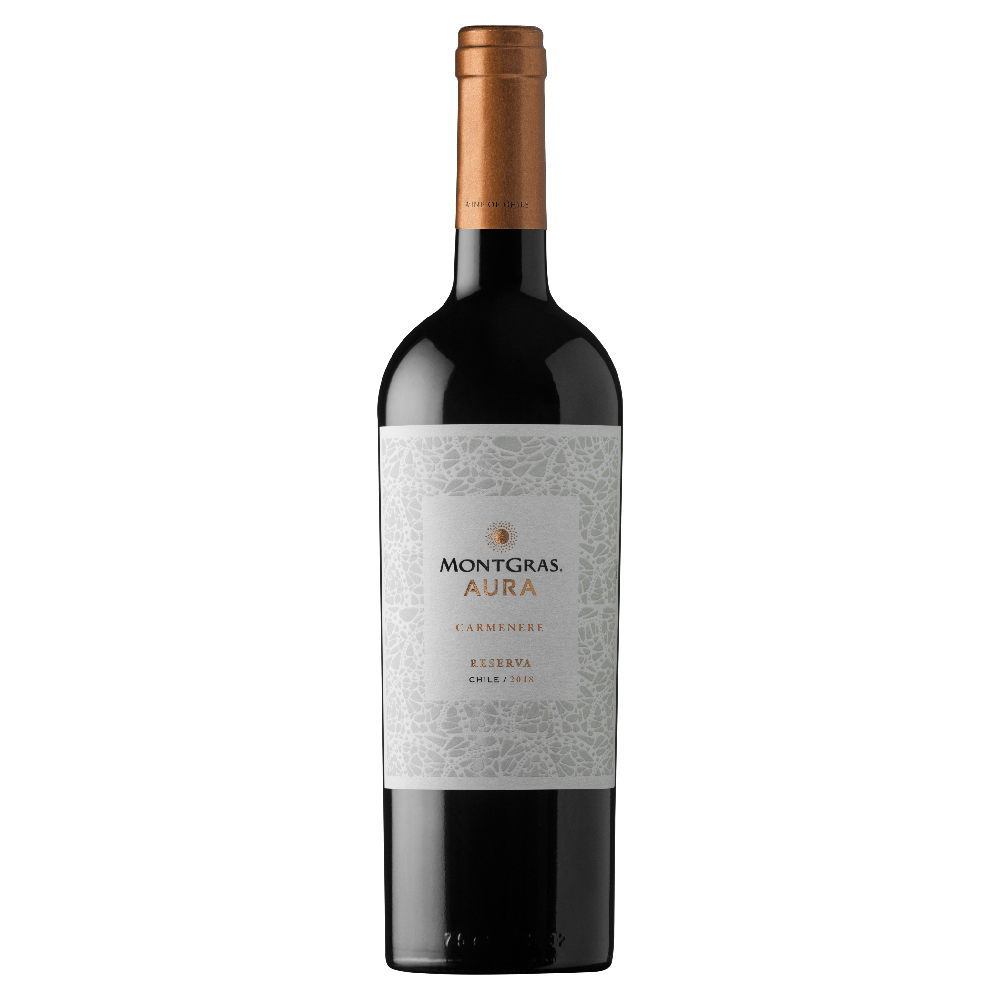 Vinho Tinto Chileno Montgras Aura Reserva Carménère