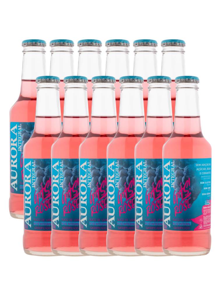 Kit Suco Tancini Integral Gaseificado Rosé - 12un