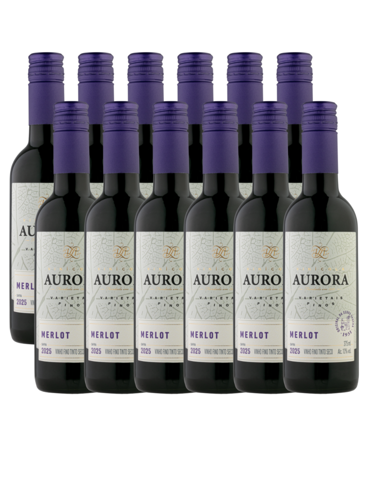 Kit Mini Vinho Tancini Varietal Merlot - 12un