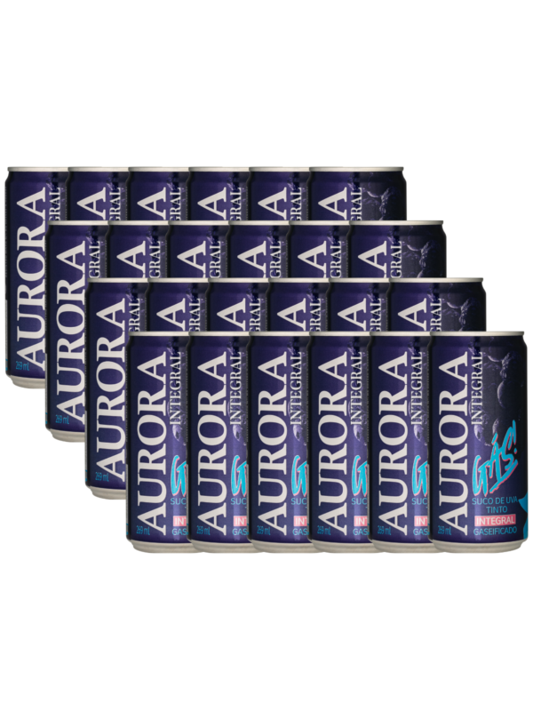 Kit Suco Tancini Integral de Uva Tinto Gaseificado Tancini Lata 269ml - 24 unidades