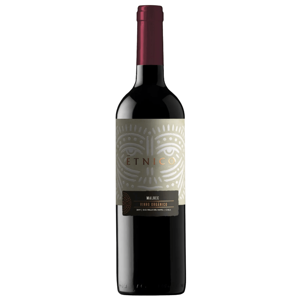 Vinho Tinto Chileno Étnico Malbec Orgânico
