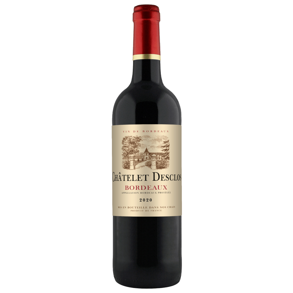 Vinho Tinto Francês Châtelet Desclos Bordeaux