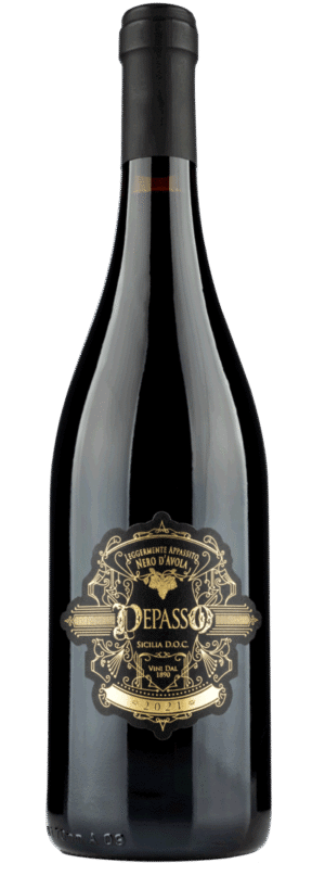 Vinho Tinto Italiano Depasso Nero D'Avola Leggeramente Appassito Sicília D.O.C.