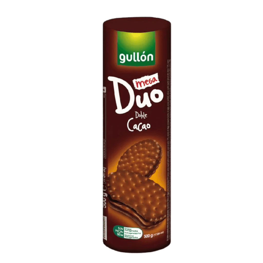 Biscoito Gullón Mega Duo Cacau 500g