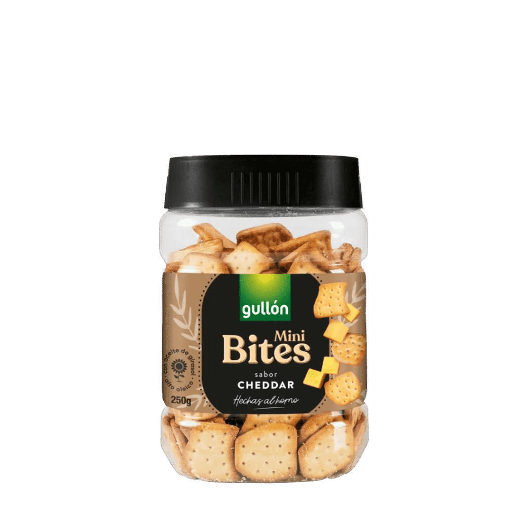 Biscoito Gullón Mini Bites Cheddar 250g