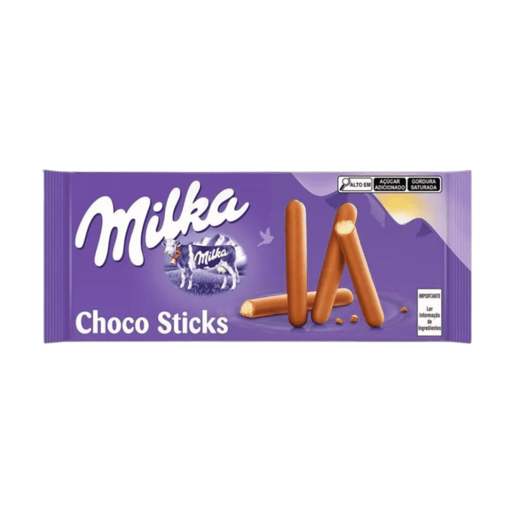 Biscoito Milka Choco Sticks 112g