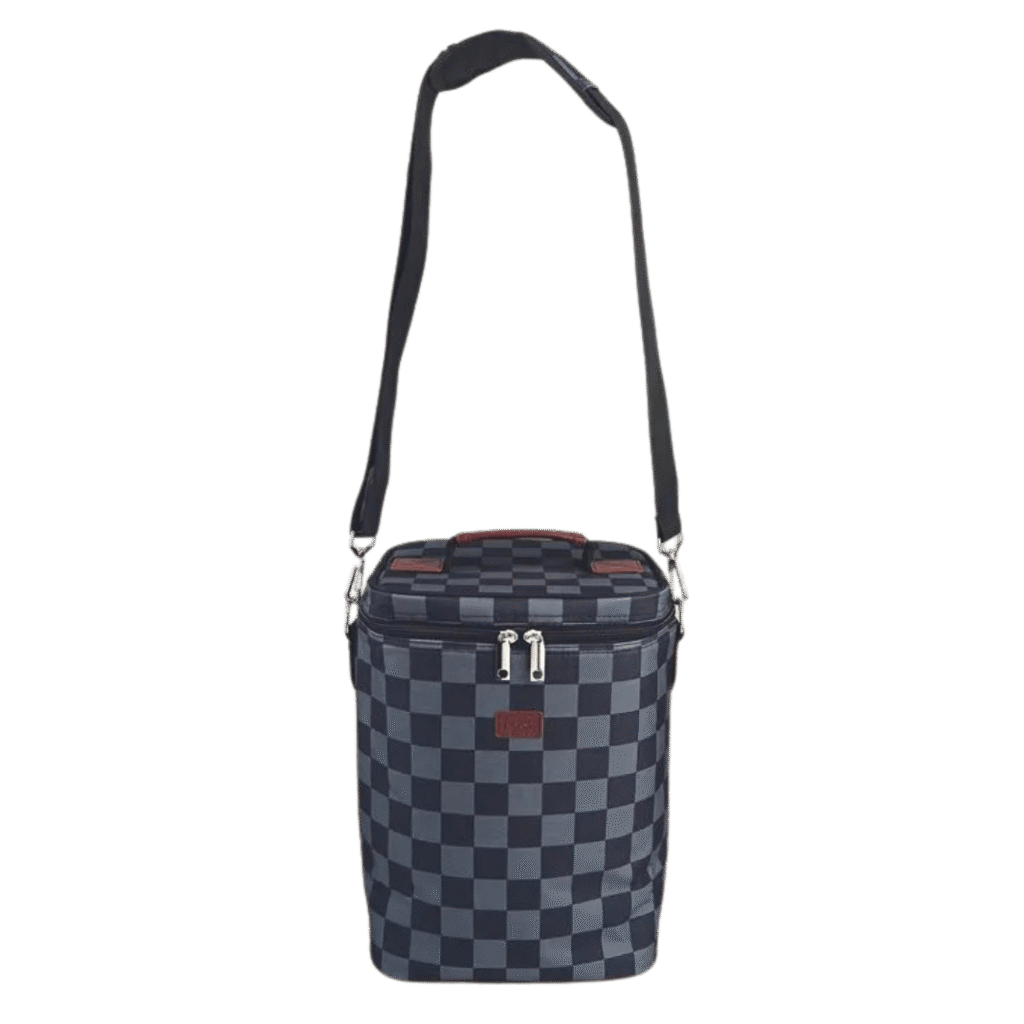 Bolsa Térmica ACasa Poliéster 12L Preto para 4 Garrafas