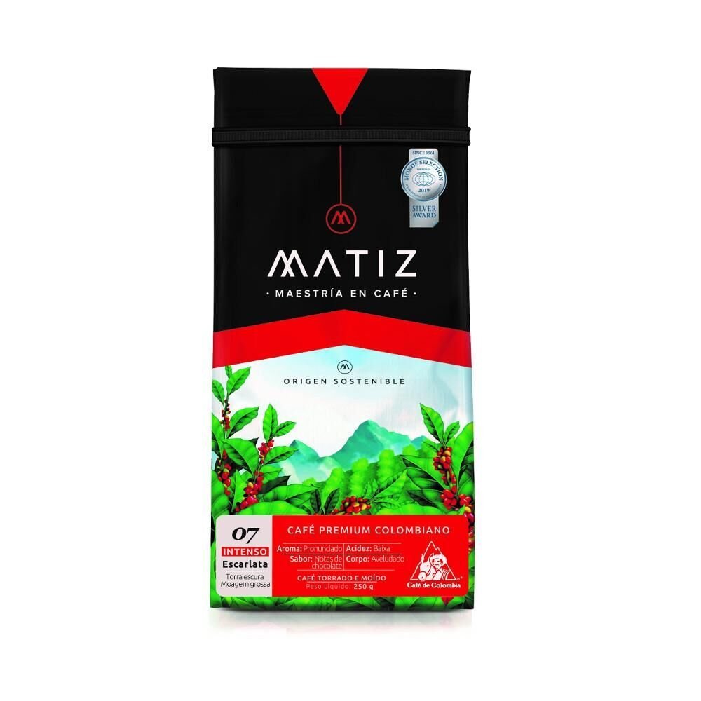 Café Colombiano Matiz Intenso  Novo Torrado E Moído 250g