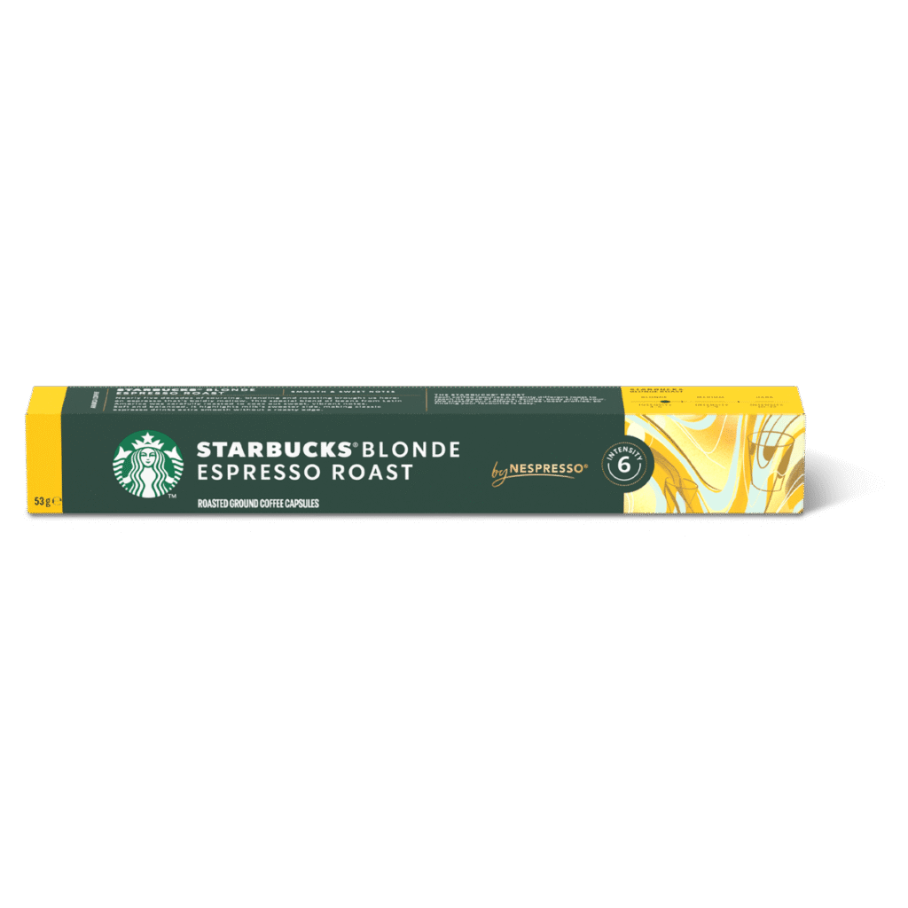 Café Starbucks Blonde Espresso Roast 53g com 10 Cápsulas