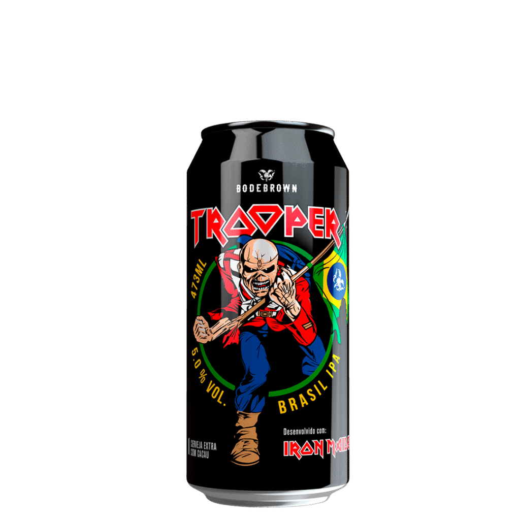 Cerveja Bodebrown Trooper Brasil Iron Maiden 473ml