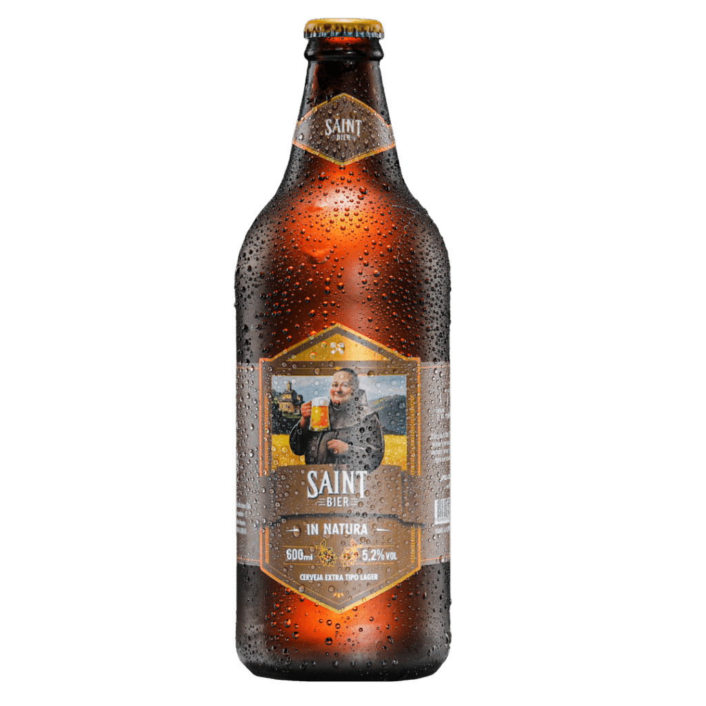 Cerveja Brasileira Saint Bier Lager In Natura 600ml