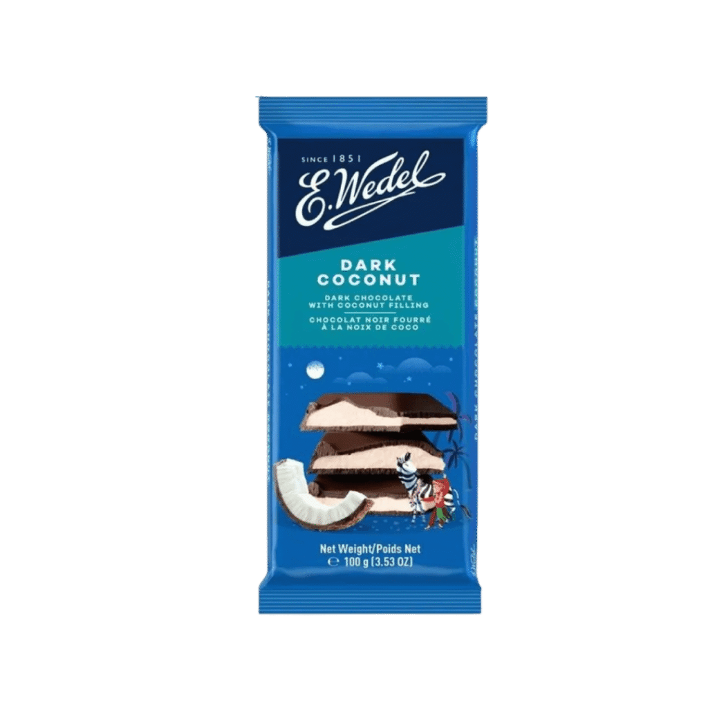 Chocolate E.Wedel Amargo com Recheio de Coco 100g