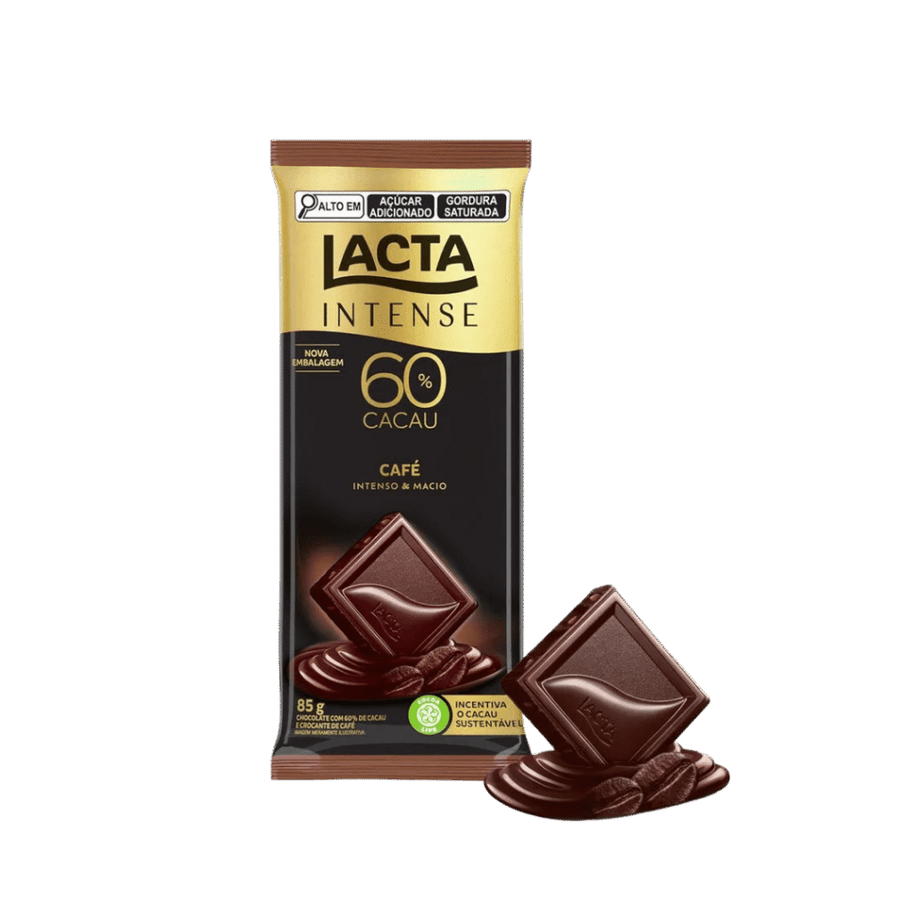 Chocolate Lacta Intense 60% Cacau com Café 85g