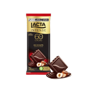 Chocolate Lacta Intense 60% Cacau com Mix de Nuts 85g