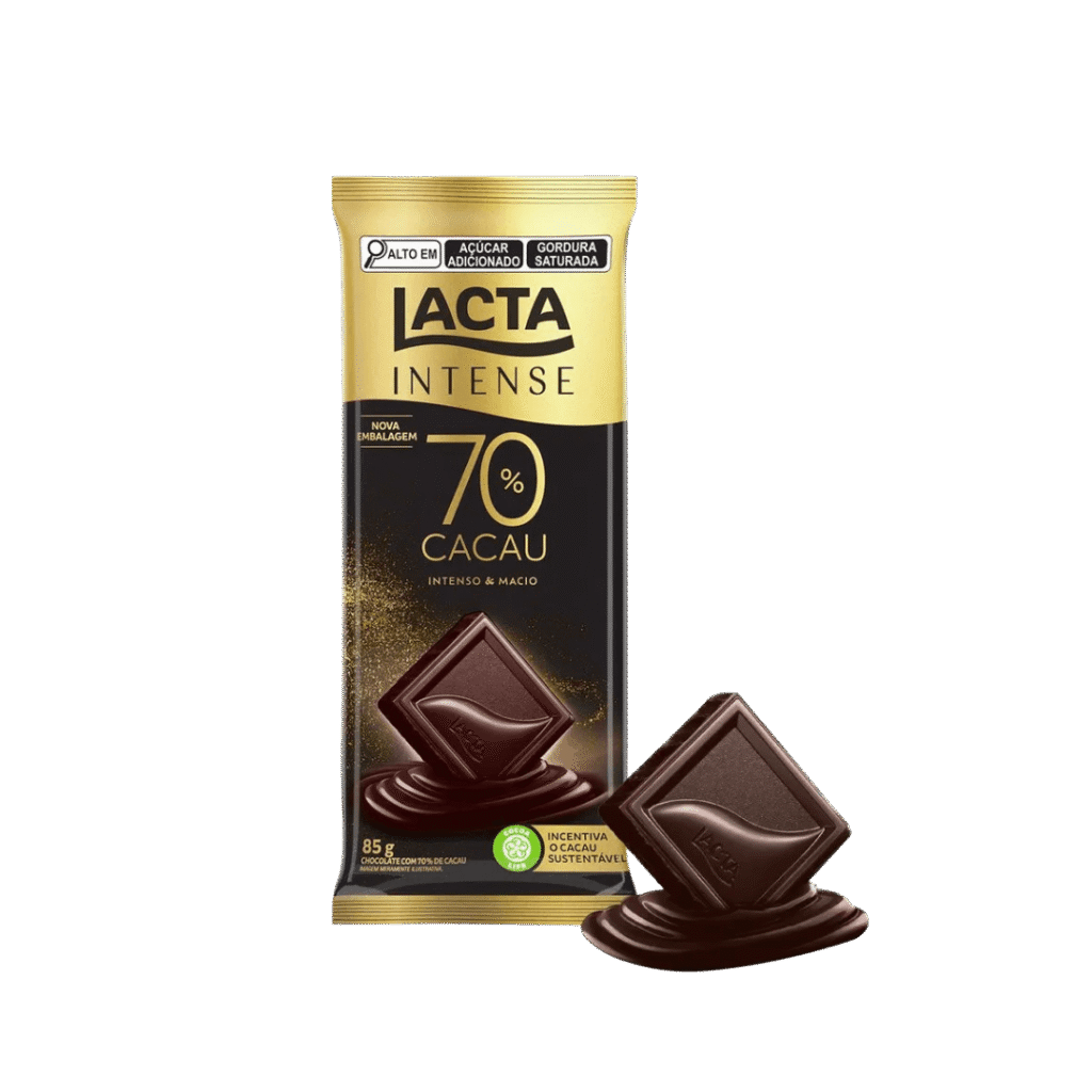 Chocolate Lacta Intense 70% Cacau 85g