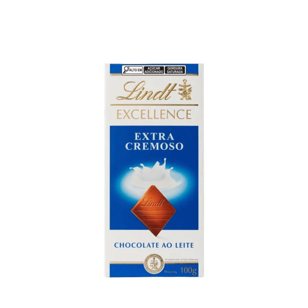 Chocolate Suíço Lindt Excellence ao Leite Extra Creamy 100g