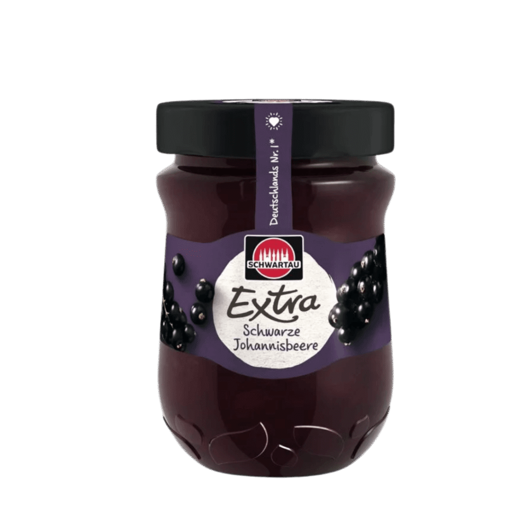 Geleia Alemã Schwartau Groselha Preta 340g