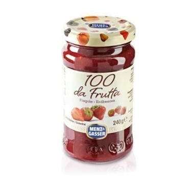 Geleia Italiana Menz & Gasser 100% da Frutta Morango 240g