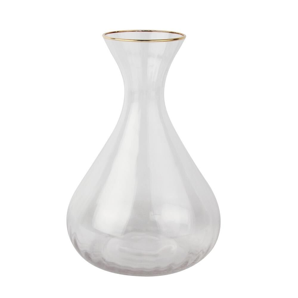 Jarra Acasa Vidro Transparente E Dourado 2L Ref.: 19001