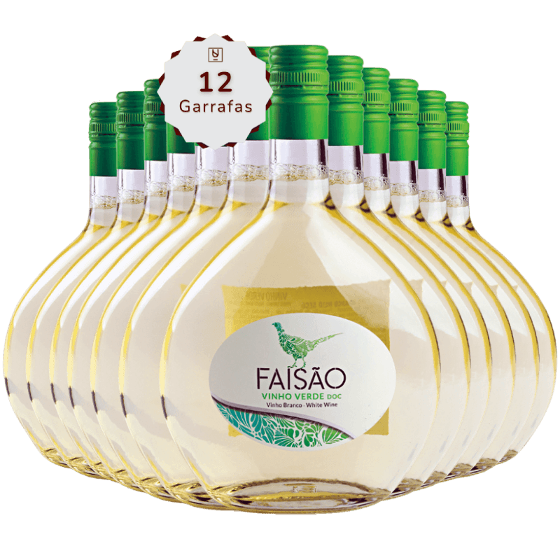 Kit 12 Vinhos Brancos Faisão Vinho Verde