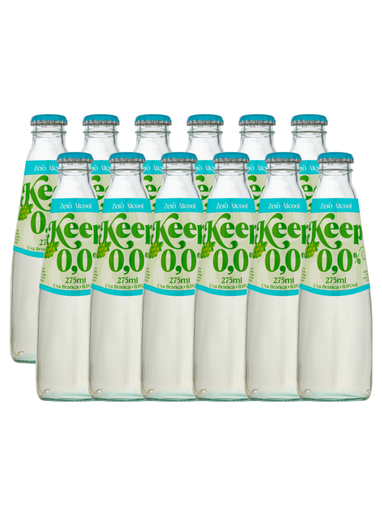 Kit Keep 0,00% Zero Álcool Branco - 12 unidades