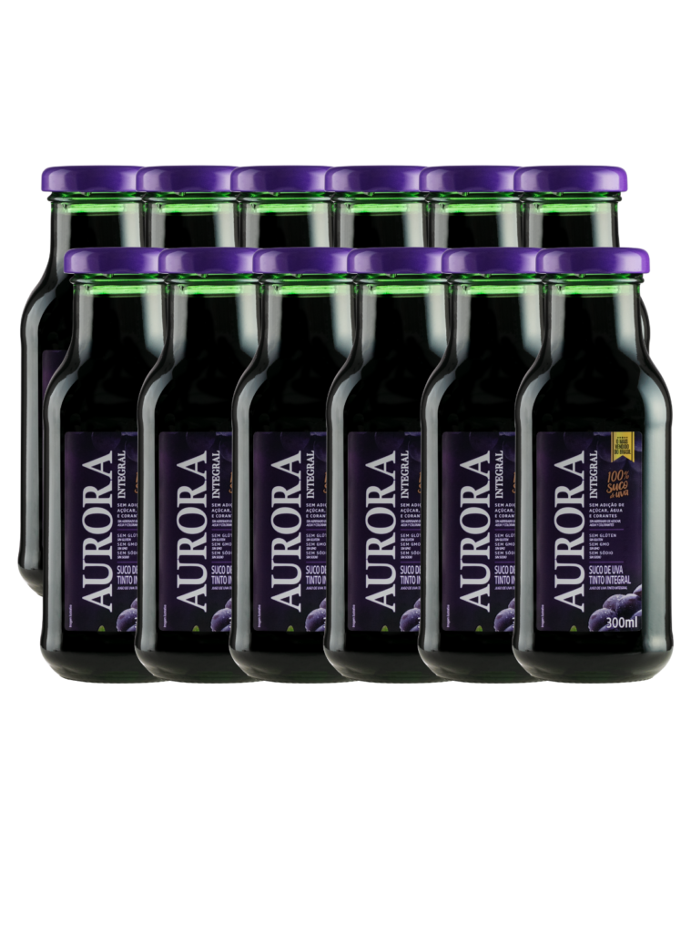 Kit Suco Tancini Integral de Uva 300ml com 12 unidades