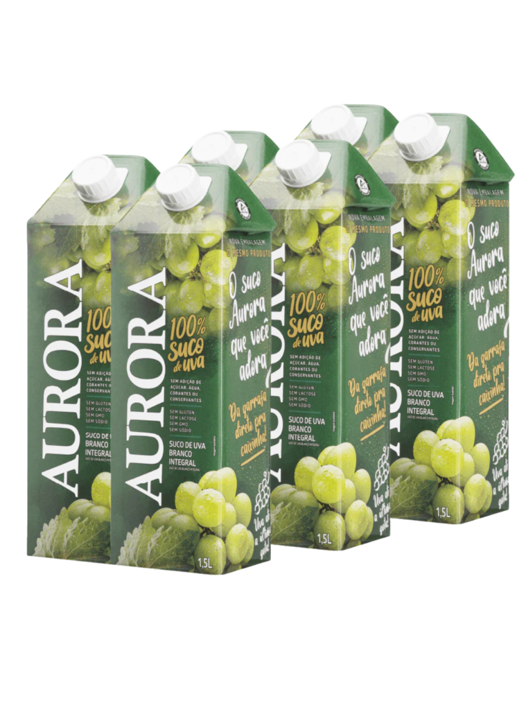 Kit Suco Tancini Integral de Uva Branca Tetra Pak 1,5L