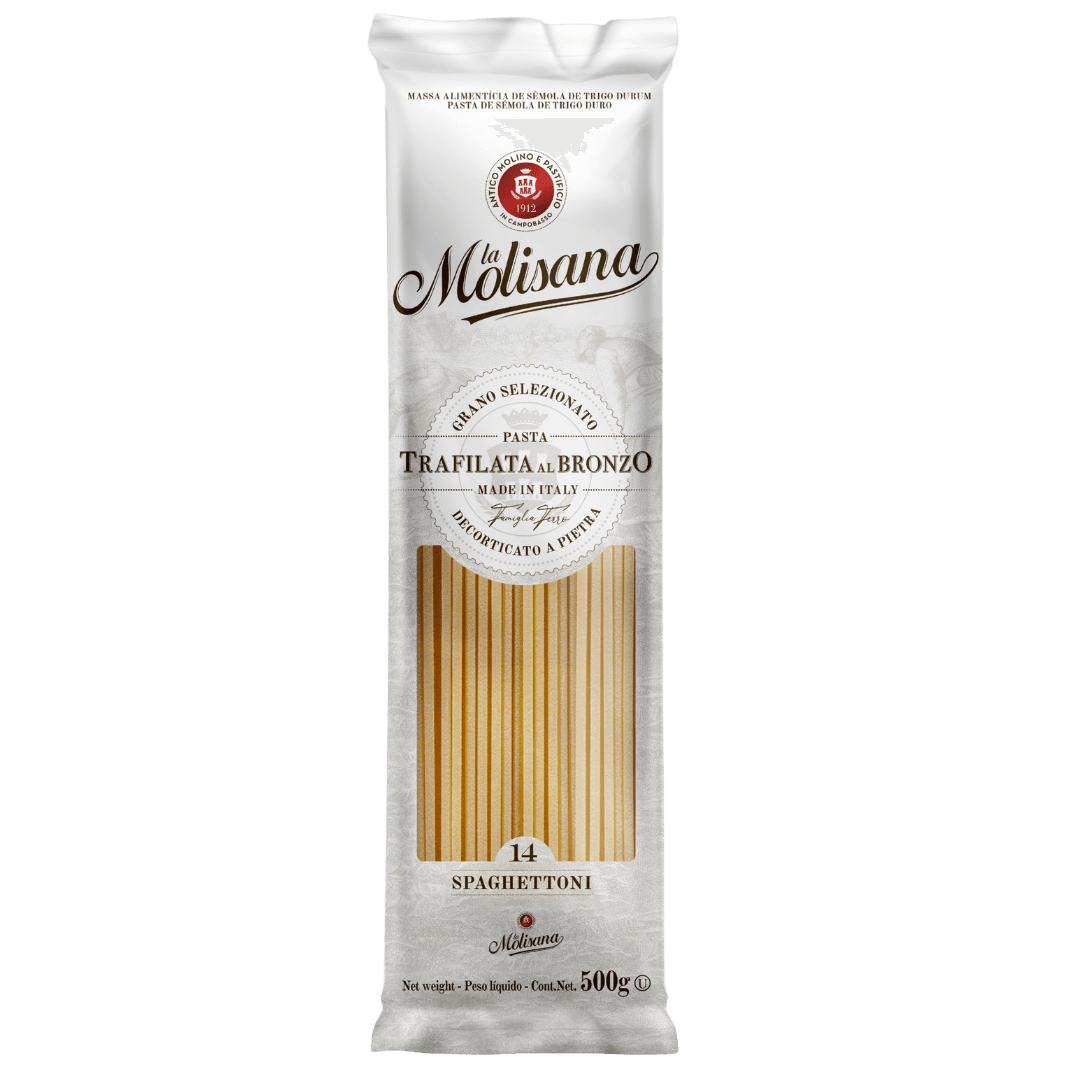 Massa Italiana Grano Duro La Molisana Spaghettoni 500g