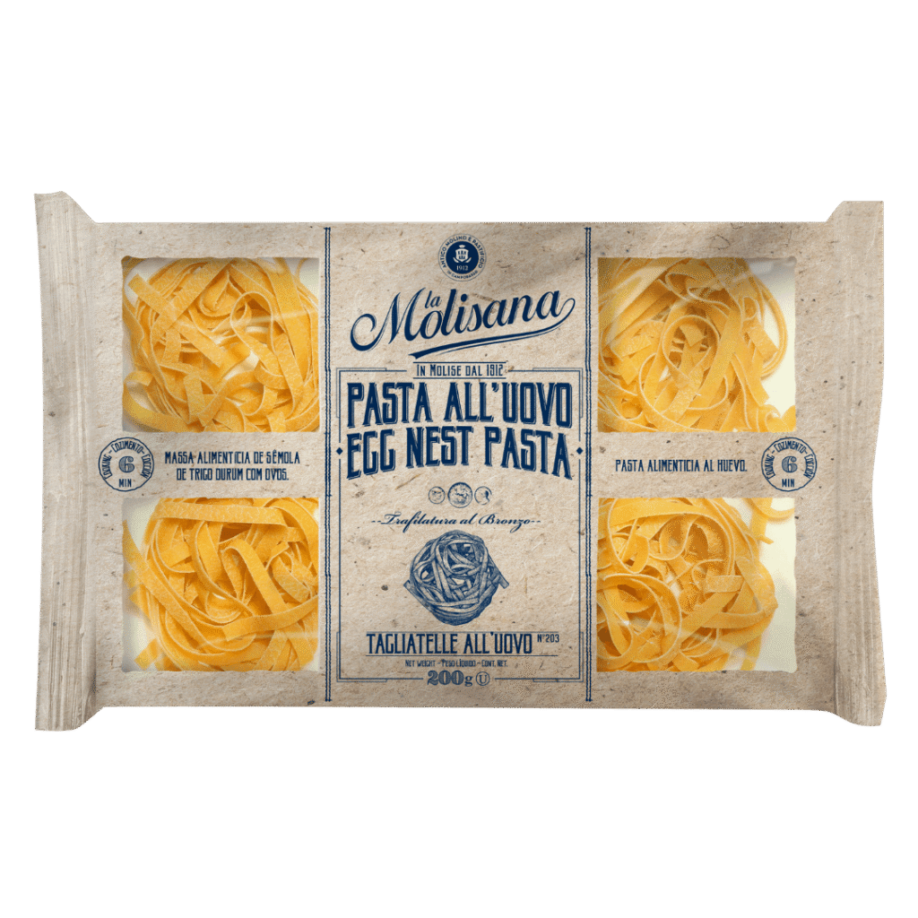 Massa Italiana Grano Duro La Molisana Tagliatelle Com Ovos 200G