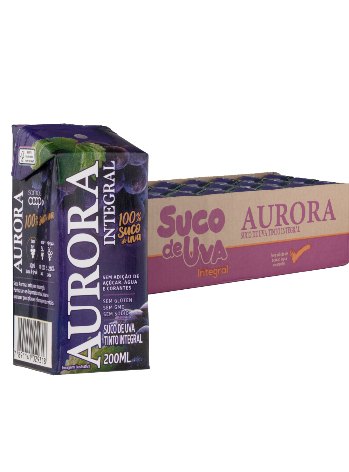 Kit Suco Tancini Integral de Uva 200ml Tetra Pak