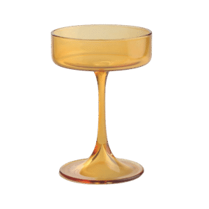 Taça para Martini ACasa Ava Vidro Amarelo 180ml