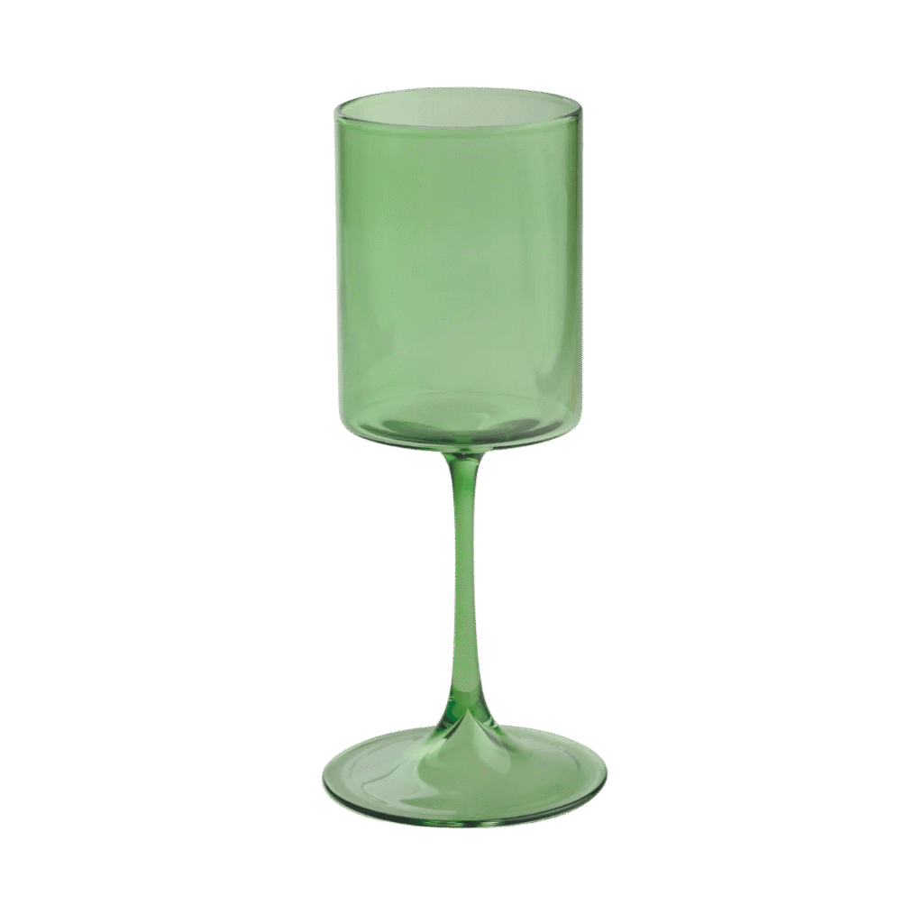 Taça para Vinho ACasa Ava Vidro Verde 385ml