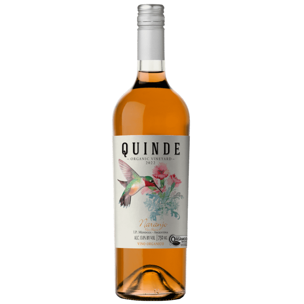 Vinho Laranja Argentino Quinde Orgânico