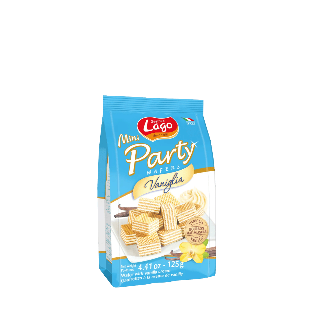 Wafer Lago Mini Party Baunilha 125g